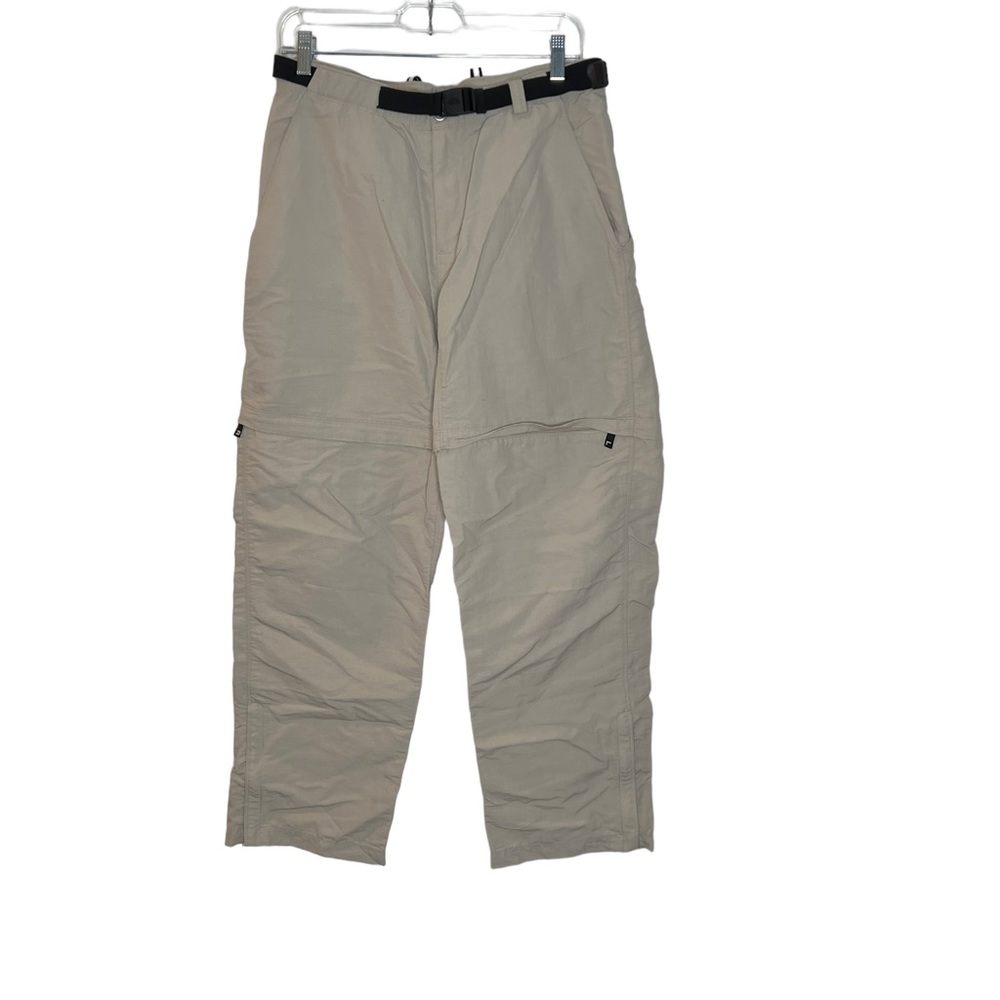 The North Face tan zip off pants